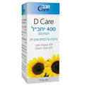 D care - טיפות ויטמין D3 למבוגרים 400 יחב