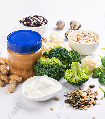 ברוקולי ואגוזים