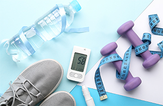 מד סוכרת וציוד ספורט